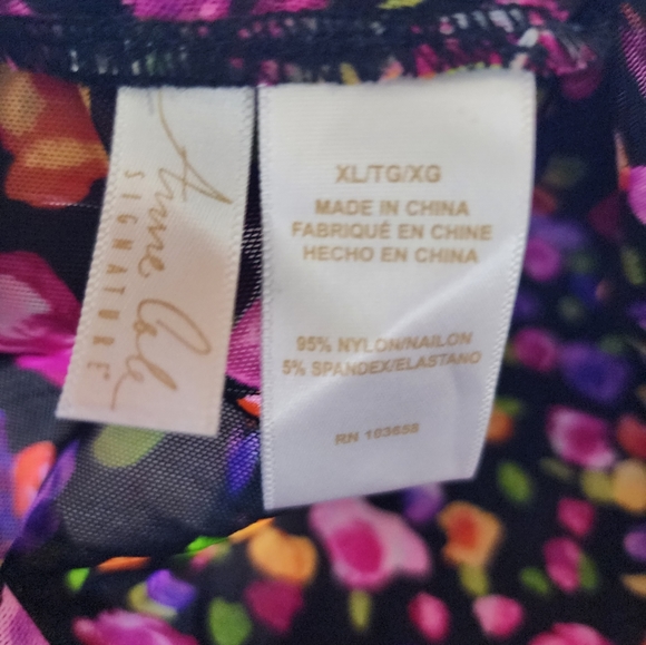 Anne Cole Signature Rosebud Cover up Size XL - Picture 3 of 12